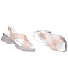 Women sandals 5052 pudra pearl