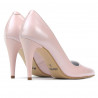 Women stylish, elegant shoes 1246 pudra
