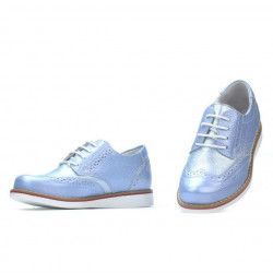 Children shoes 154 bleu pearl combined