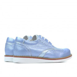 Children shoes 154 bleu pearl combined