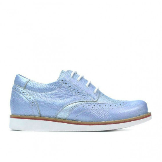 Children shoes 154 bleu pearl combined