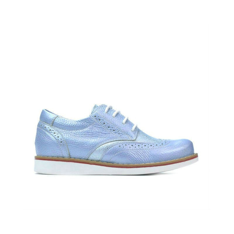 Children shoes 154 bleu pearl combined
