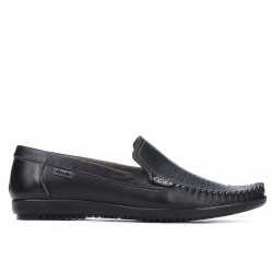 Men loafers, moccasins 888 black
