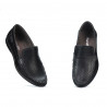 Men loafers, moccasins 888 black