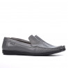 Men loafers, moccasins 888 gray