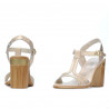 Women sandals 5055 golden