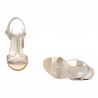 Women sandals 5055 golden