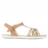 Women sandals 5038 golden combined