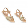Women sandals 5038 golden combined