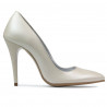 Women stylish, elegant shoes 1241 beige