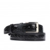 Men belt 32bc black+croco black