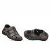 Men sandals 344 tuxon tdm (Testa di moro)