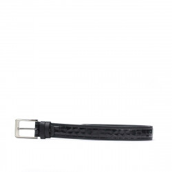 Men belt 32bc black+croco black