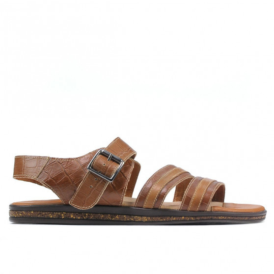 Men sandals 315 croco brown