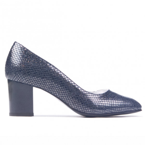 Women stylish, elegant shoes 1268 piton indigo