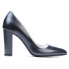 Women stylish, elegant shoes 1261 antracit