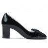 Women stylish, elegant shoes 1265-1 patent black