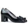 Women stylish, elegant shoes 1265-1 patent black