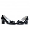 Women stylish, elegant shoes 1265-1 patent black