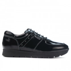 Women sport shoes 6003 patent black
