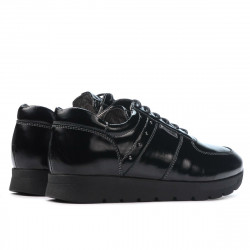 Women sport shoes 6003 patent black