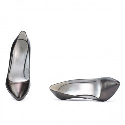 Women stylish, elegant shoes 1241 brown pearl