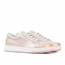Children shoes 167 pudra pearl