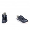 Women sport shoes 6008 indigo+white