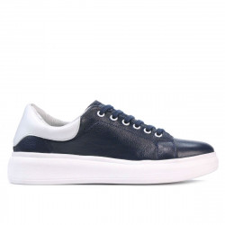 Women sport shoes 6008 indigo+white