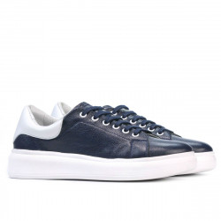 Women sport shoes 6008 indigo+white