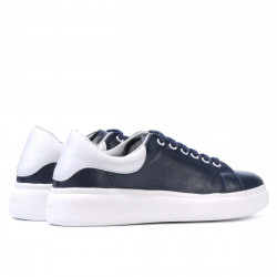 Women sport shoes 6008 indigo+white