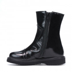 Small children boots 101c patent black