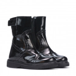Small children boots 101c patent black