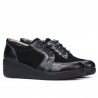 Women casual shoes 6006 black combined