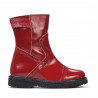 Small children boots 101c patent burgundy
