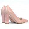 Women stylish, elegant shoes 1261 pudra pearl