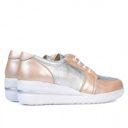 Women casual shoes 6006 pudra combined