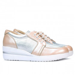 Women casual shoes 6006 pudra combined