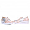 Women casual shoes 6006 pudra combined