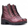 Women boots 3307 bordo pearl