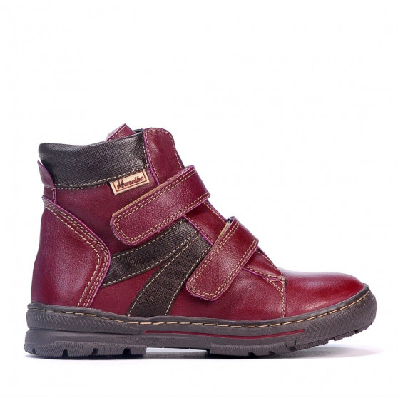 Children boots 3015 bordo combined