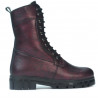 Women boots 3337 bordo pearl