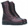 Women boots 3337 bordo pearl