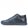 Men casual shoes 4110 indigo+black