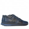 Men casual shoes 4110 indigo+black