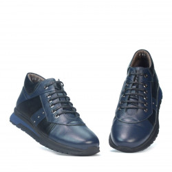 Men casual shoes 4110 indigo+black