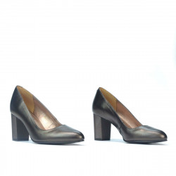 Women stylish, elegant shoes 1273 brown pearl