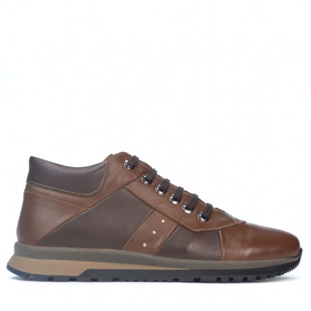 Pantofi casual  barbati 4110 brown+cafe