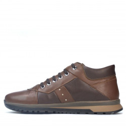 Pantofi casual  barbati 4110 brown+cafe