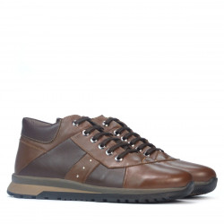 Pantofi casual  barbati 4110 brown+cafe